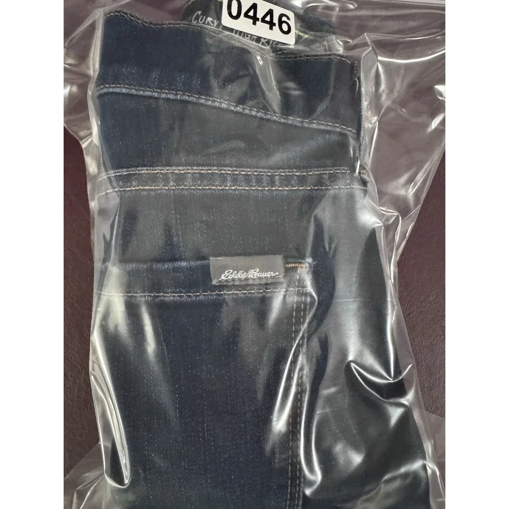 Eddie Bauer Slightly Curvy Straight‎ Leg Blue Jeans Size 10